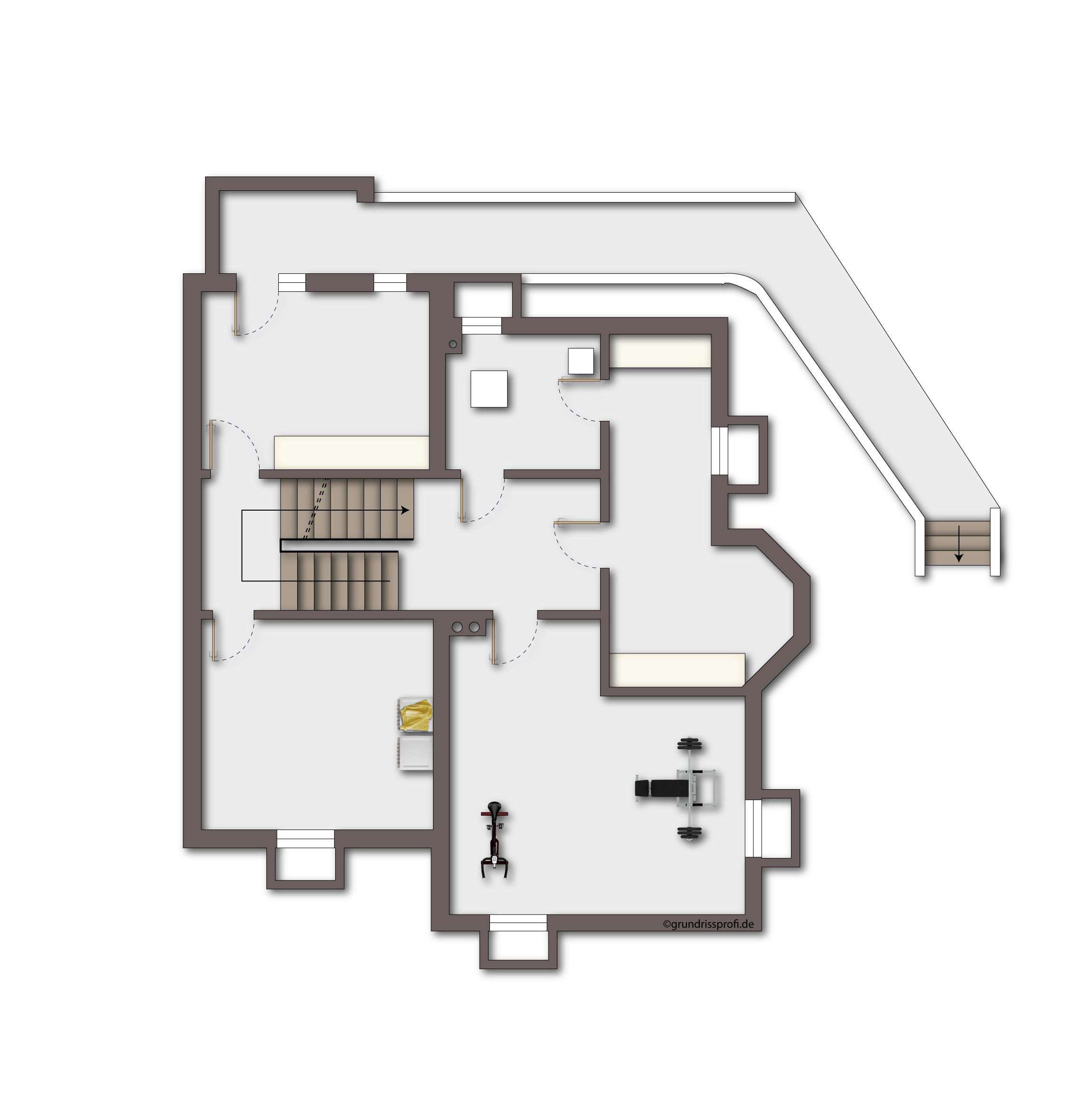 Grundriss Keller | Landhaus in traumhafter Naturlage im Salzkammergut zu kaufen | Objekt 1082 | Daxner Immobilien, Ebensee am Traunsee, Salzkammergut