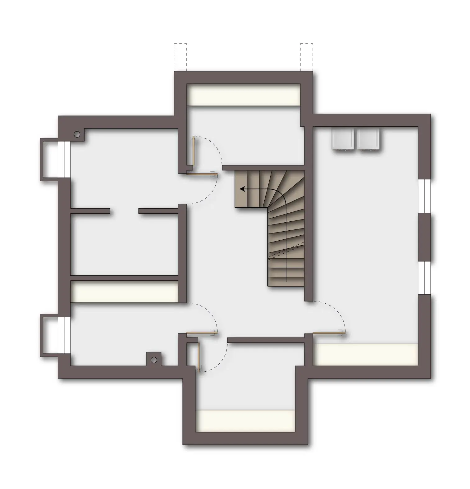 Grundriss Keller | Wohnen mit Naturanschluss – modernes Einfamilienhaus in Vorchdorf zu kaufen | Objekt 1150 | Daxner Immobilien, Ebensee am Traunsee, Salzkammergut