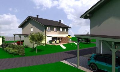 Neubau - Doppelhaushälfte in Ebensee am Traunsee zu kaufen - modernes Wohnen im Salzkammergut | Objekt 828 | Daxner Immobilien, Ebensee, Bad Ischl, Salzkammergut